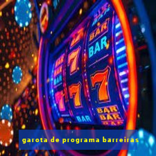 garota de programa barreiras